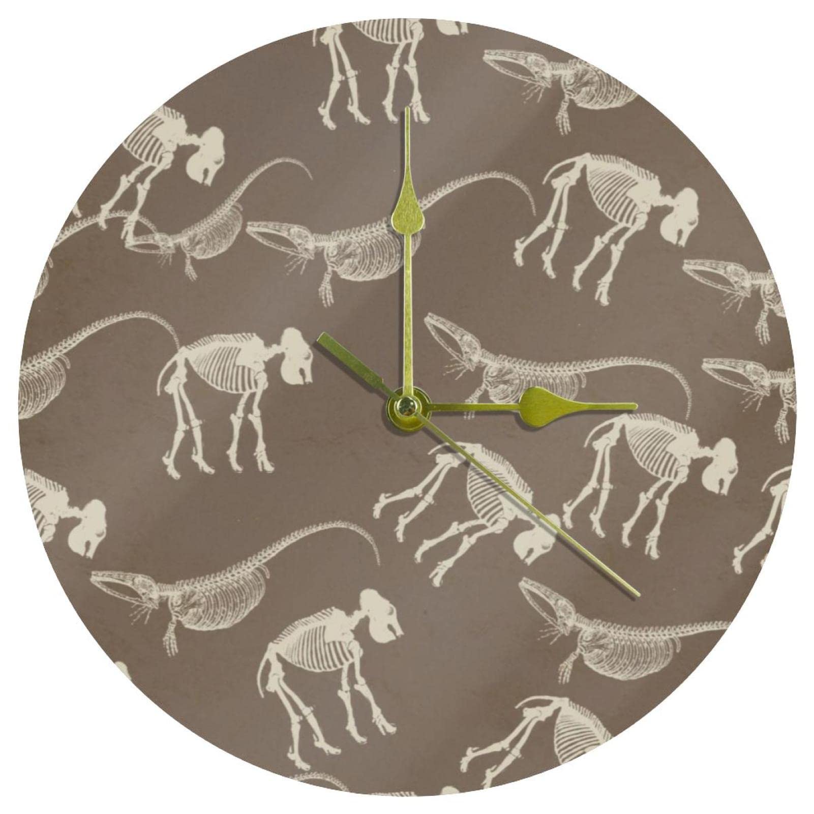 Horloge murale en acrylique dinosaures décoration maison design