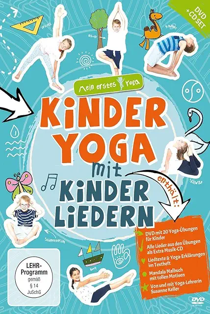 Mein erstes Yoga: Kinderyoga mit Kinderliedern für Kinder