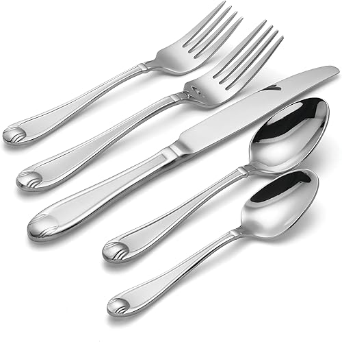 Miniatura 2 de Oneida Cubiertos de granate satinado 65 piezas multicolor