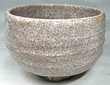 萩焼　末岡陶五郎　茶碗　茶道具/茶器 Amazon.co.jp: 萩焼窯元 末岡陶五郎造 萩焼茶碗 共箱 共布 ウブ