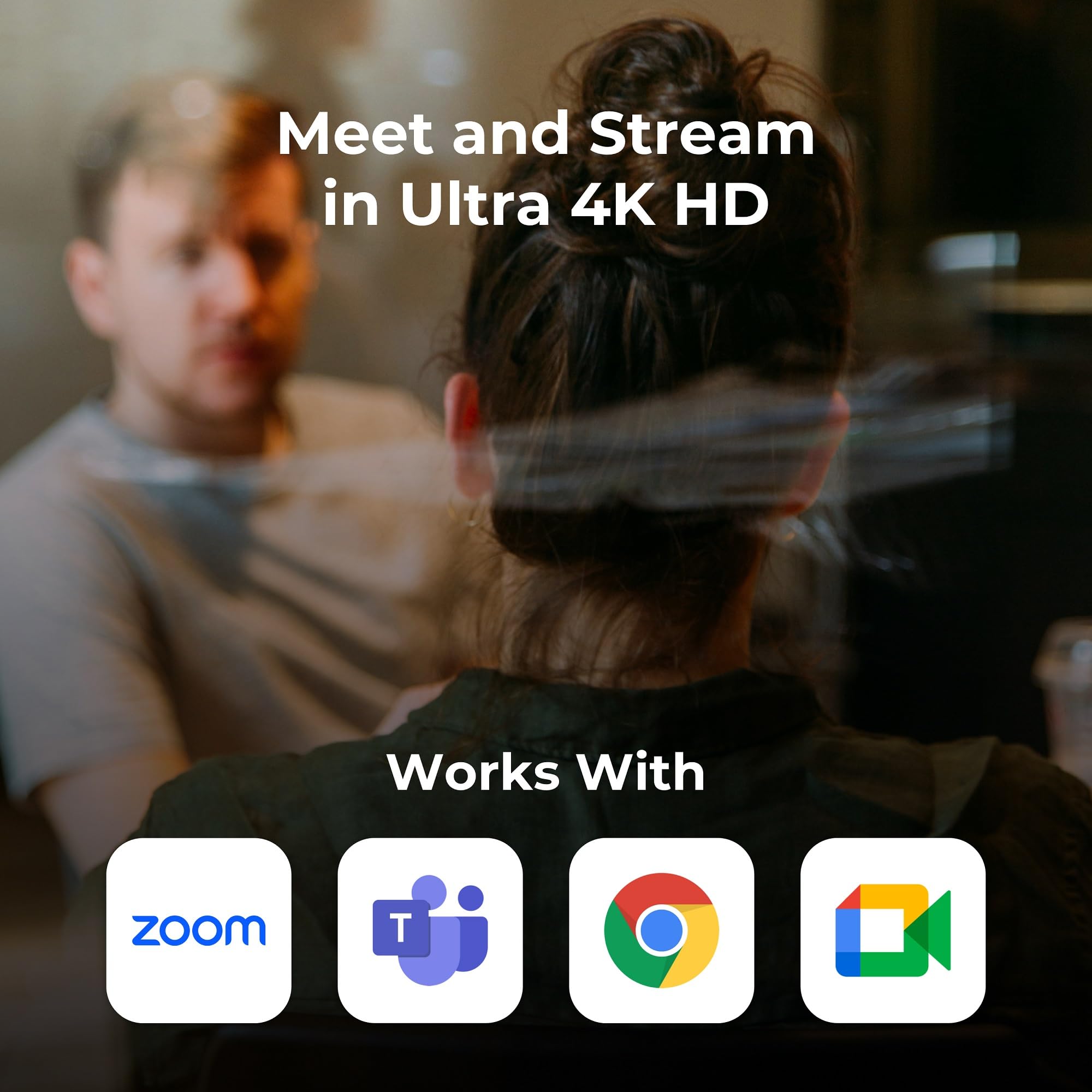 YOLOLIV YoloCam S3, 4K Streaming Webcam,1/1.3" Sensor, PDAF Autofocus, Uncompressed 4K, 4X Zoom, for Creators, Streamers, Podcasters, Meetings, Video Calls(for Mac/PC)