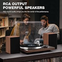 SeeYing Bluetooth Lemezjátszó Szíjhajtású Bakelit Zenelejátszó 33/45 RPM Phono Előerősítővel és Mágneses Hangszedővel 6