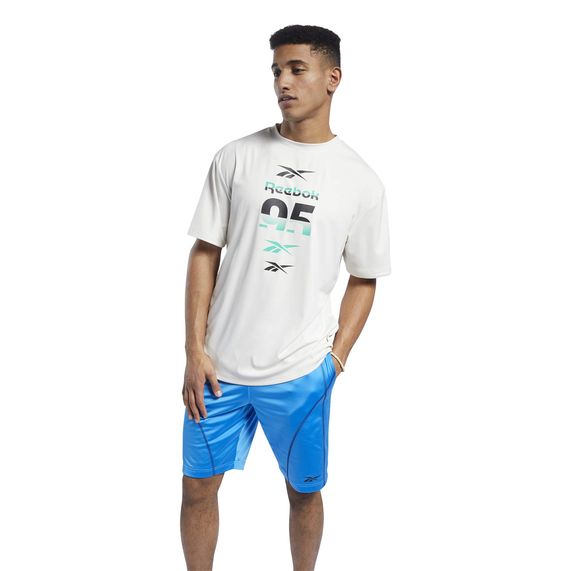 Reebok Myt Ss Tee Men's T-Shirt, Mens, T-Shirt, FU3145, You Praise, L
