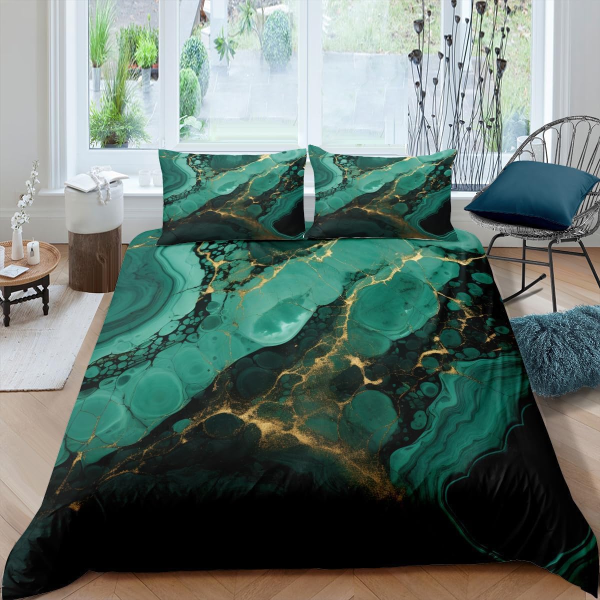 Housse de couette 200x200 fermeture éclair pour un enfilage simple et rapide