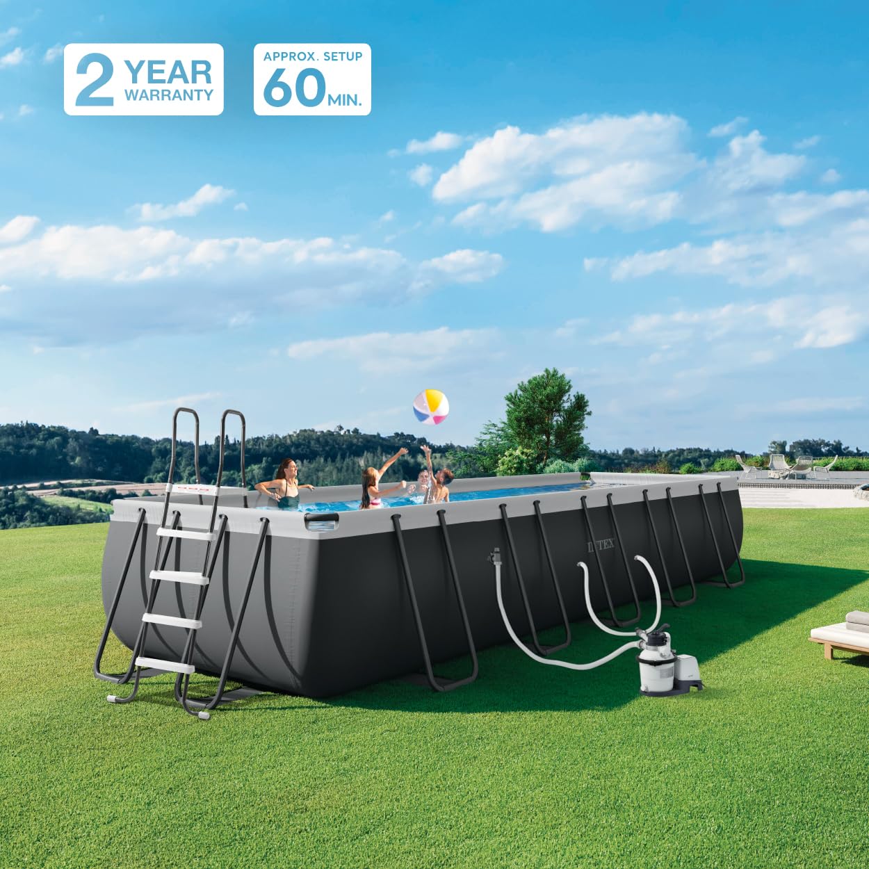 Amazon.com: INTEX 26357MZ 20ft x 10ft x 52in Ultra XTR Deluxe