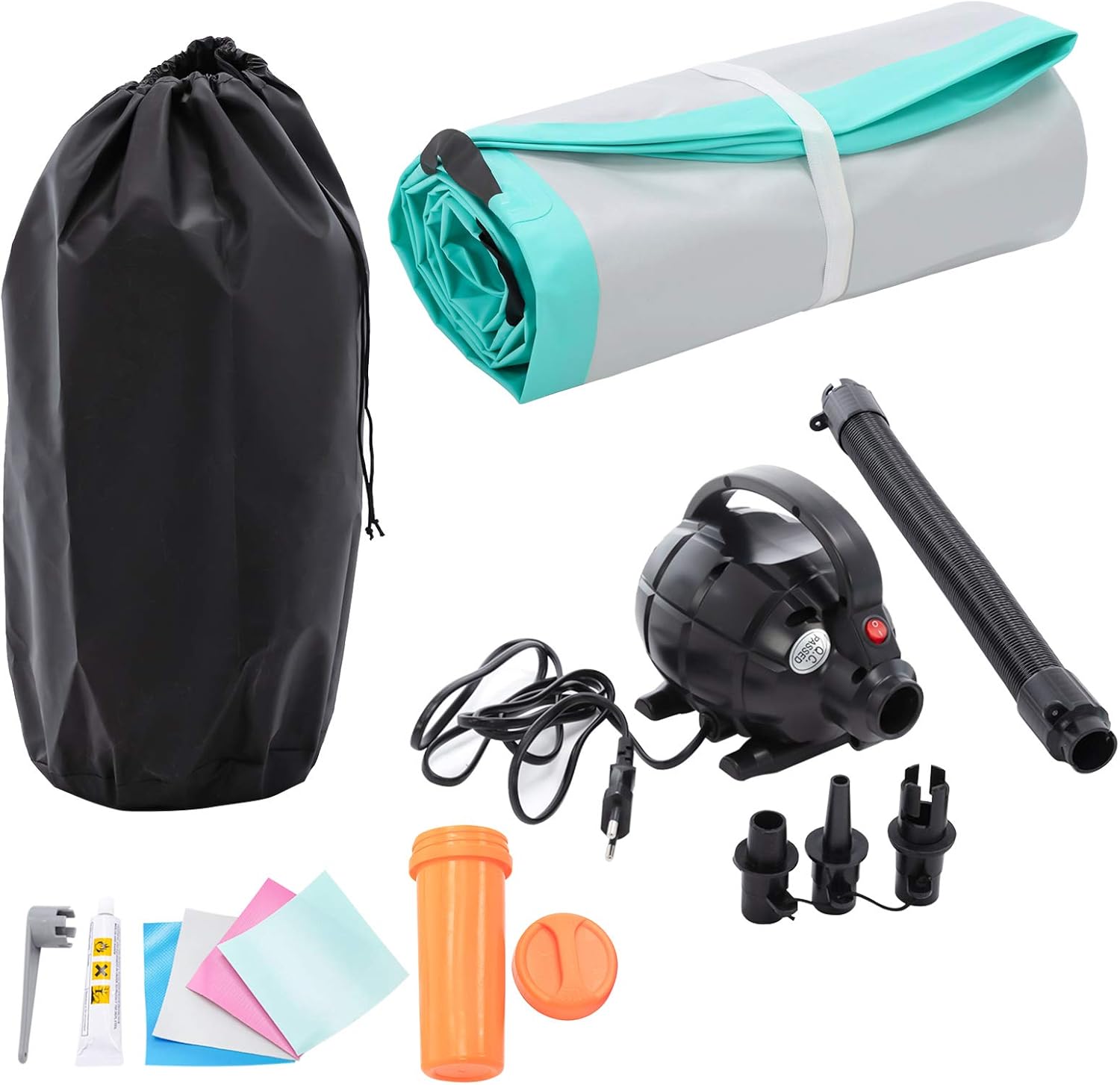 AUXSOUL Gymnastics Air Mat - 10ft/13ft/16ft Gymnastics Training Mats 4 inches Thickness - Tumble Track Tumbling Mat - Inflatable Floor Mats with Electric Air Pump : Sports & Outdoors