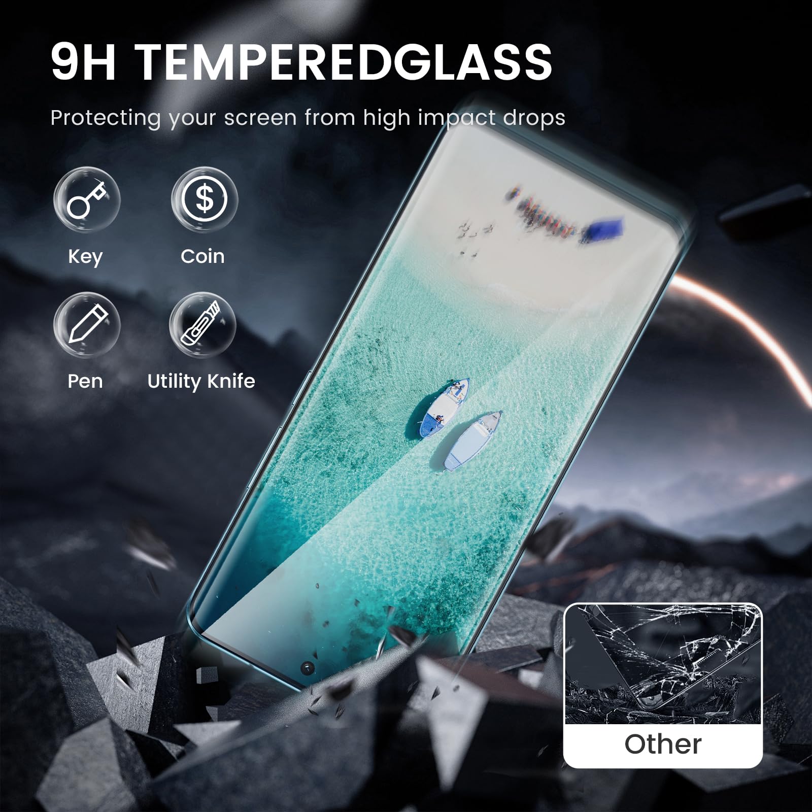 Schermo Realme 8 Vetro Temperato Protezione Fotocamera Per Xiaomi Mi Note 10 Lite - Pellicola 9H, Taglio Laser Schermo Note 9 - Foto 11