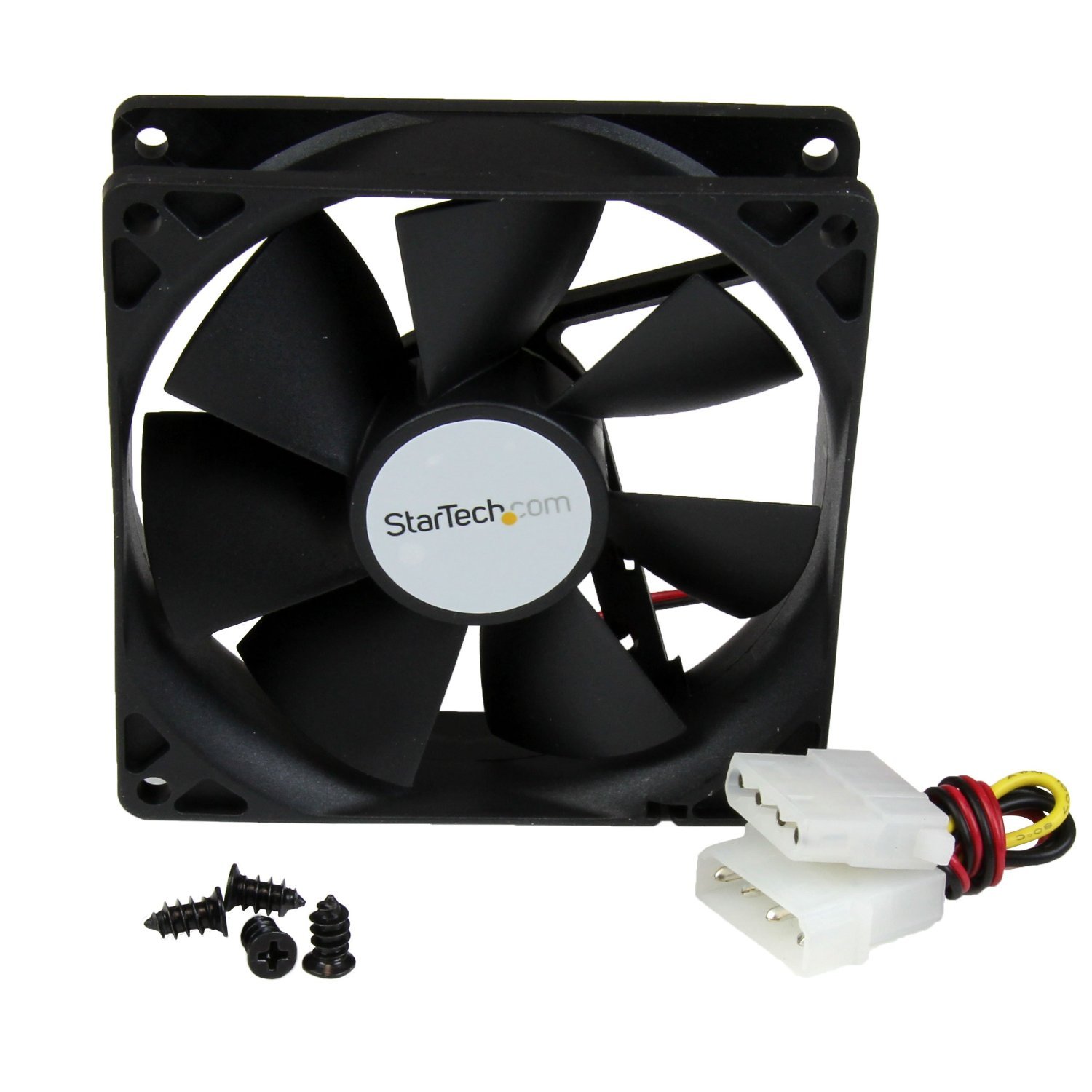 StarTech.com 92x25mm Dual Ball Bearing Computer Case Fan w/ LP4 Connector - 90mm Fan - Computer case Fan - pc Fan (FANBOX92)