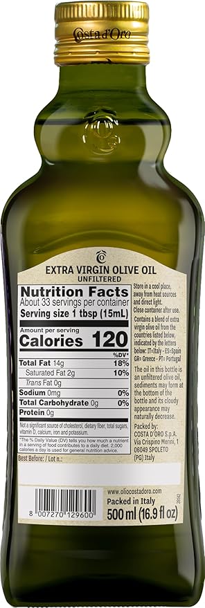 Costa D'Oro Aceite de Oliva Extra Virgen 500 ml miniatura 2
