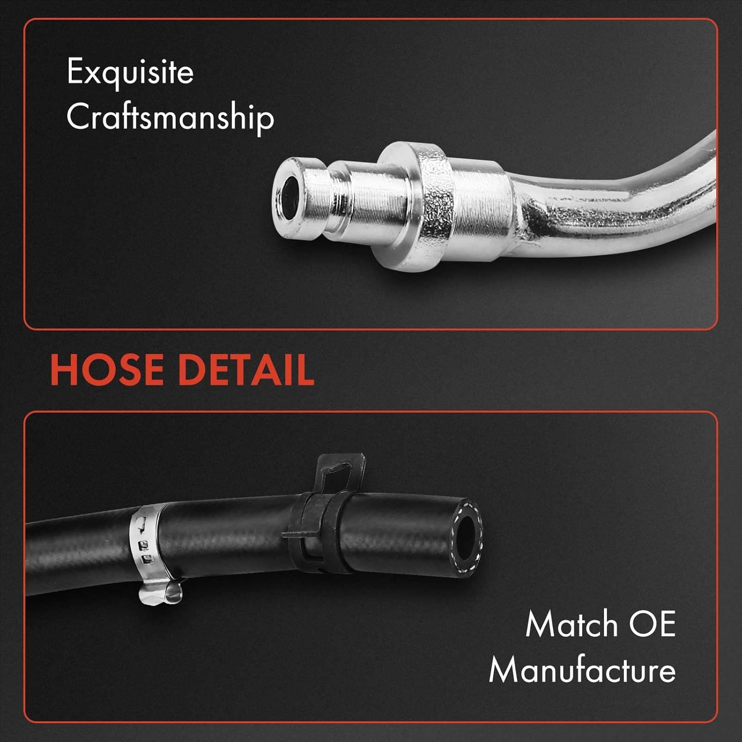 A-Premium Power Steering Hose Return Hose Line Assembly Compatible with Ford F-150 F150 2004-2009 Lincoln Mark LT 2006-2008 2-PC Set