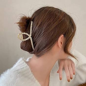 Amazon.co.jp: EZ_Peach バンスクリップ ヘアクリップ オフィス