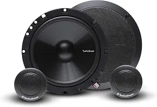 Rockford Fosgate R1675-Sプライムシリーズ 6-3/4インチコンポーネントスピーカーシステム | グリル付きウーファーとクロスオーバー内蔵ツイーター付き。