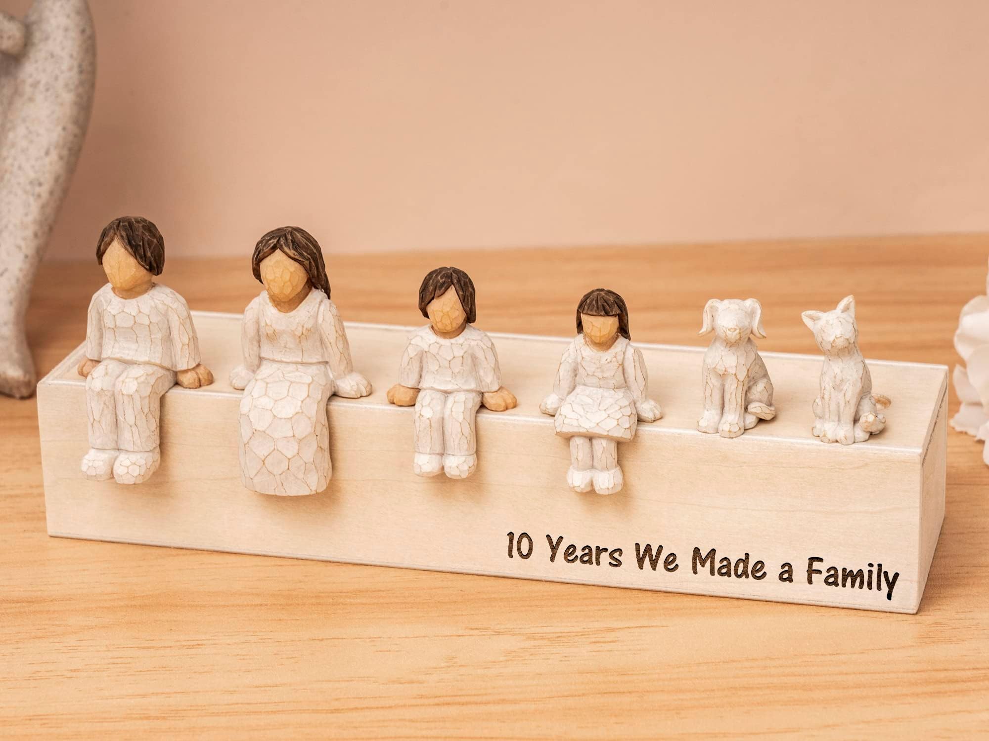 Pirantin 10e verjaardag idee - 10 jaar We Made A Family 100% Tin - Kies uw familie combinatiegeschenk (1 kind