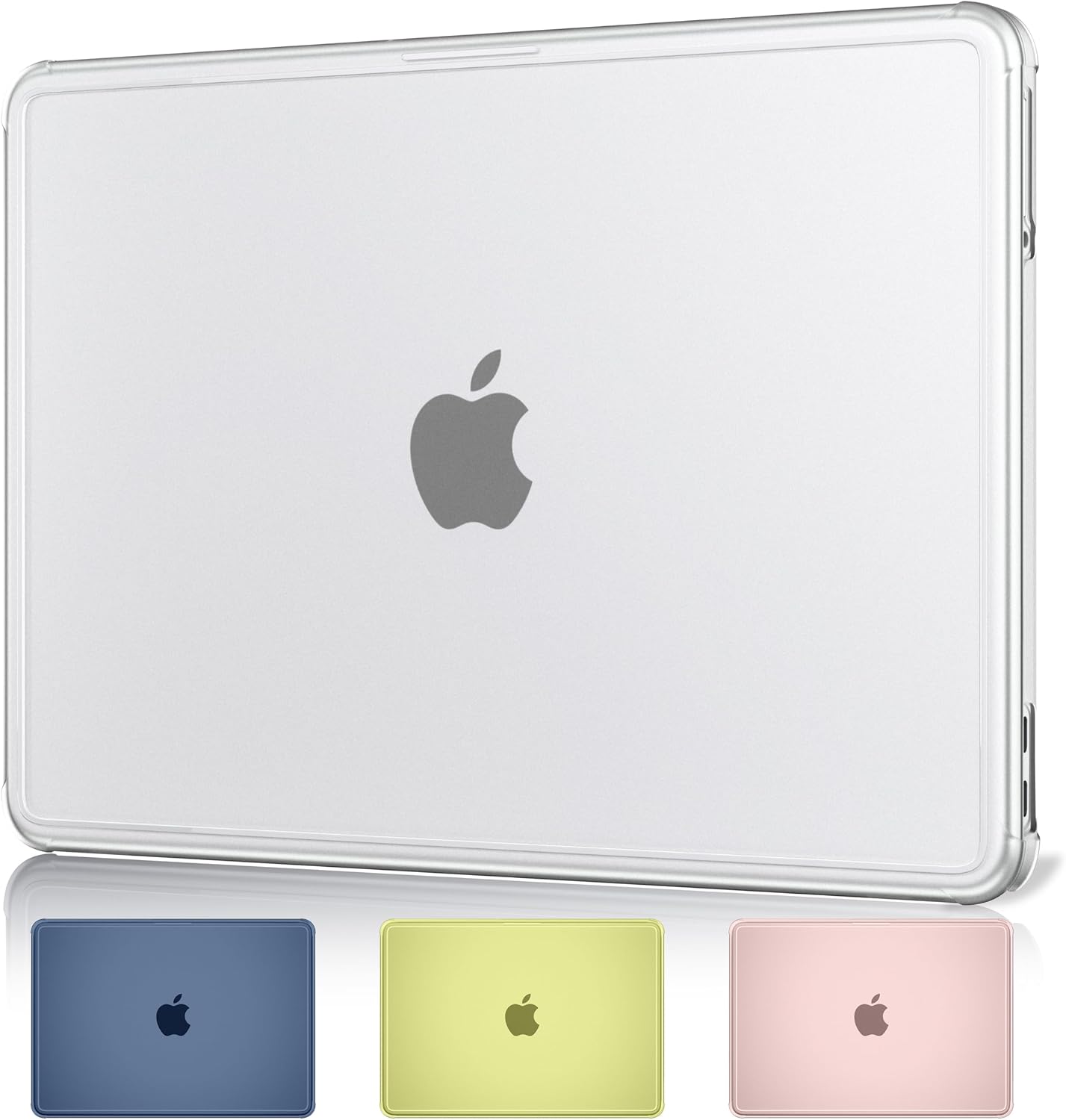 MecBevia for MacBook Neo Case 13 inch 2026 Release Model A3404 with A18 Pro Chip, Hard Shell Case with Keyboard Cover, USB-C Adapter, Matte Clear