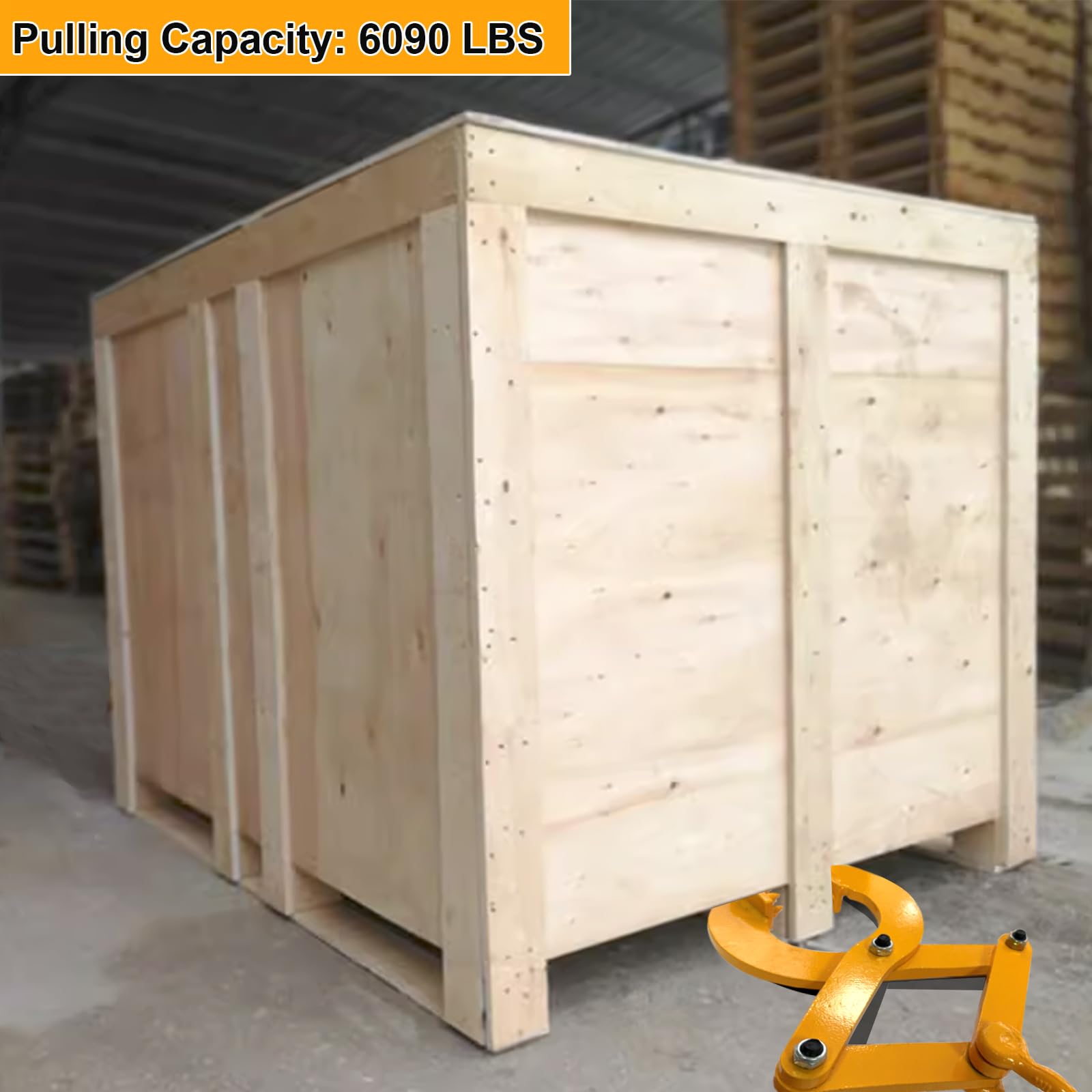 Heavy Duty Pallet Puller Clamp - 6090lbs Capacity -2 Heavy Duty Pallet Puller Clamp - 6090lbs Capacity -2