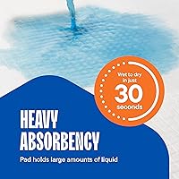 Vista 2 de Almohadillas para cachorros, almohadillas desechables para entrenamiento de mascotas, de 34" x 36" [100 unidades], para razas extragrandes, a prueba