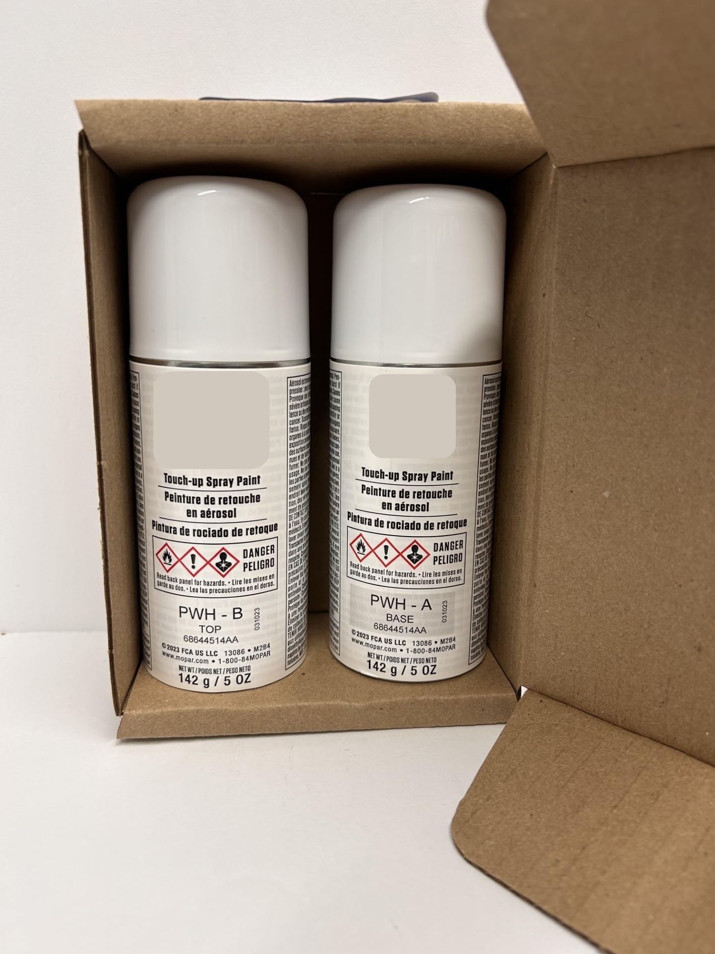 Amazon.com: 5oz Spray Paint (PWH) Pearl White Tri-Coat 68644514AA
