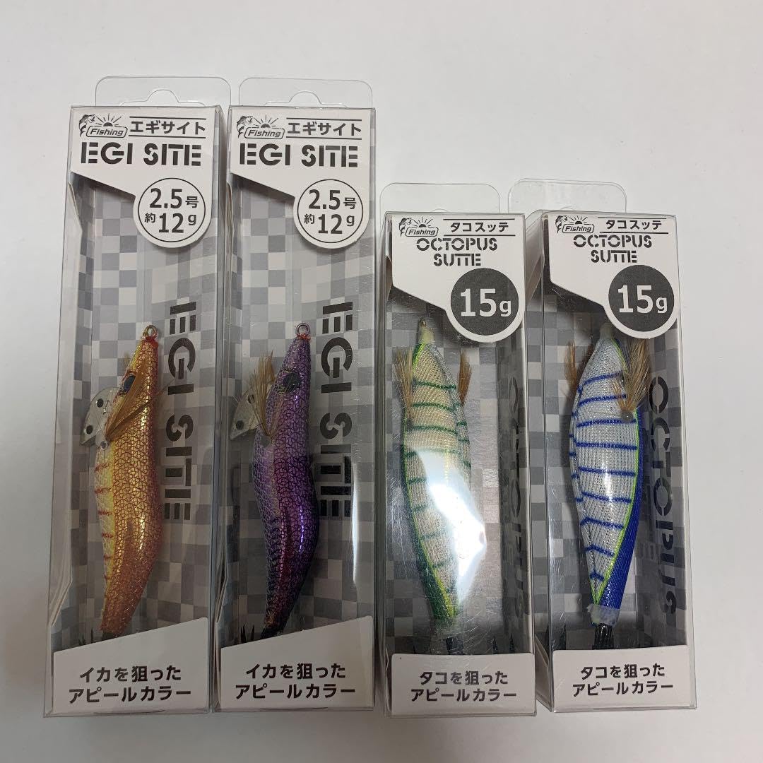 Amazon.co.jp: セリア タコスッテ エギサイト 4個セット : おもちゃ