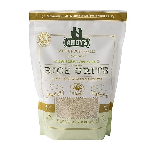 Miniatura 8 de Andy's Charleston Gold Rice Middlins de White House Farms, sin gluten y sin OMG, sin azúcar, aromático, cosechado en los Estados Unidos, 1 paquete,