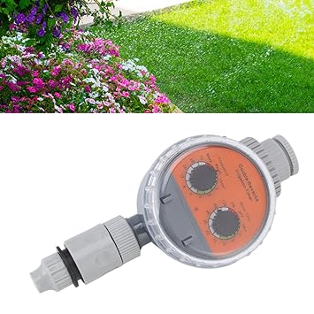 Ubersweet Irrigation Controller, Pressure Free IP67 Waterproof Irrigation Timer for Balconies