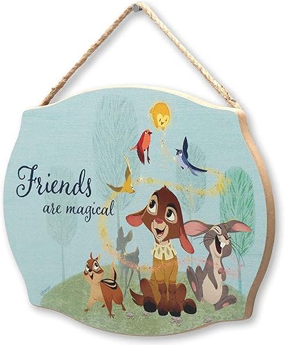 Miniatura 2 de Disney Wish Friends Are Magical - Decoración de pared de madera colgante  Adorable letrero de deseos para dormitorio de niños o sala de juegos
