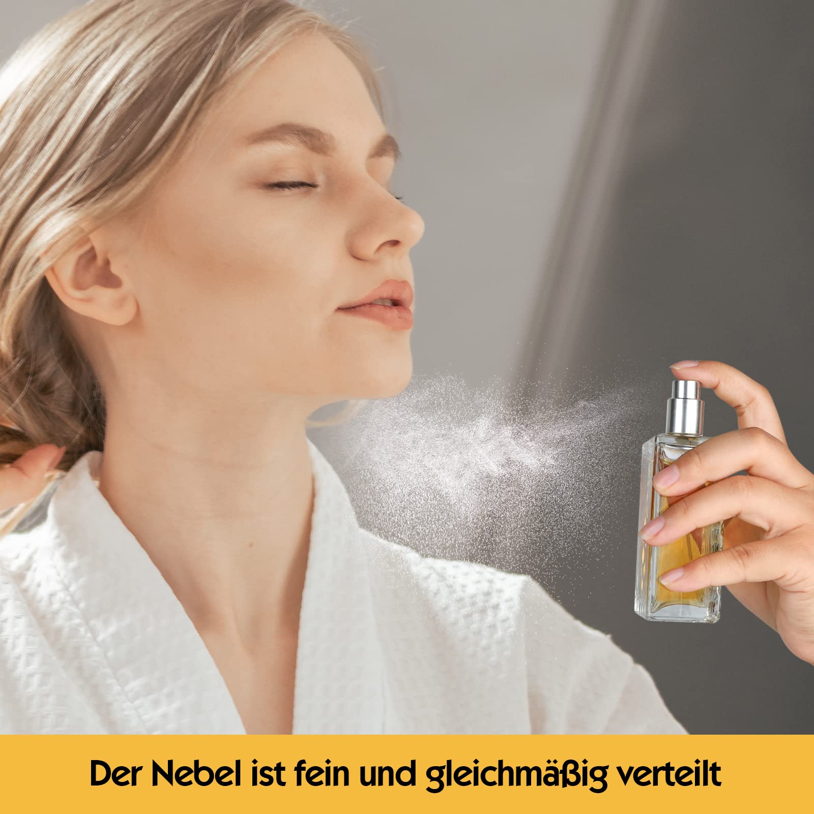 Rozpylacz do perfum 100 ml, przenośna butelka z rozpylaczem do perfum, dla kobiet i mężczyzn, do wielokrotnego napełniania pipetą i lejkiem, do perfum, podróży, kosmetyków