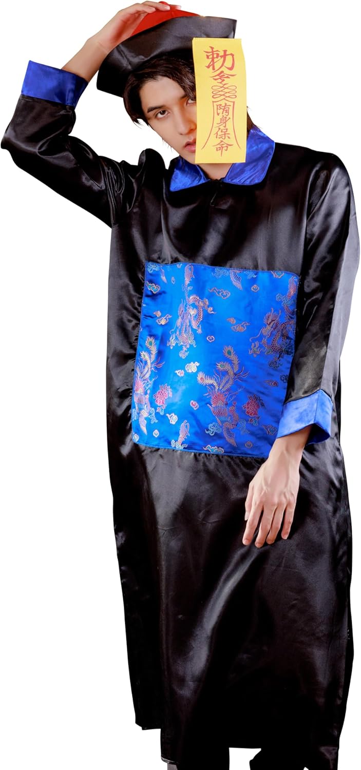 クリアストーン(Clearstone) コスプレ ハロウィン キョンシー メンズ ブルー キョンシー クリアストーン(Clearstone) コスプレ ハロウィン キョンシー メンズ ブルー