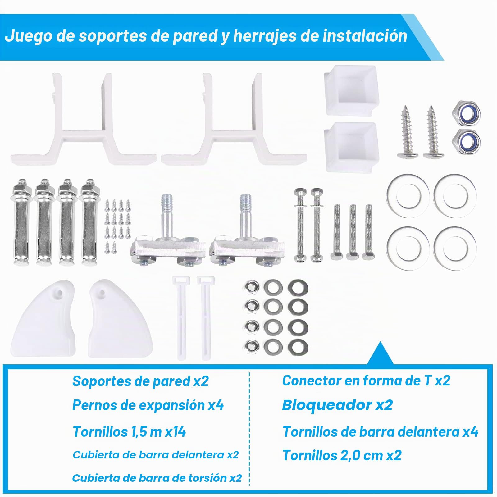 Toldo Manual con Brazo Articulado, 350x300cm Toldo Retráctil con Manivela, Protección Solar Anti-UV, Regulable en inclinación, para Jardin, Cafetería, Azul y Blanco