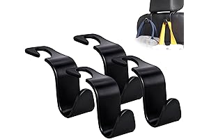 Amooca Car Seat Headrest Hook - The Ultimate Storage Solution for Your Vehicle