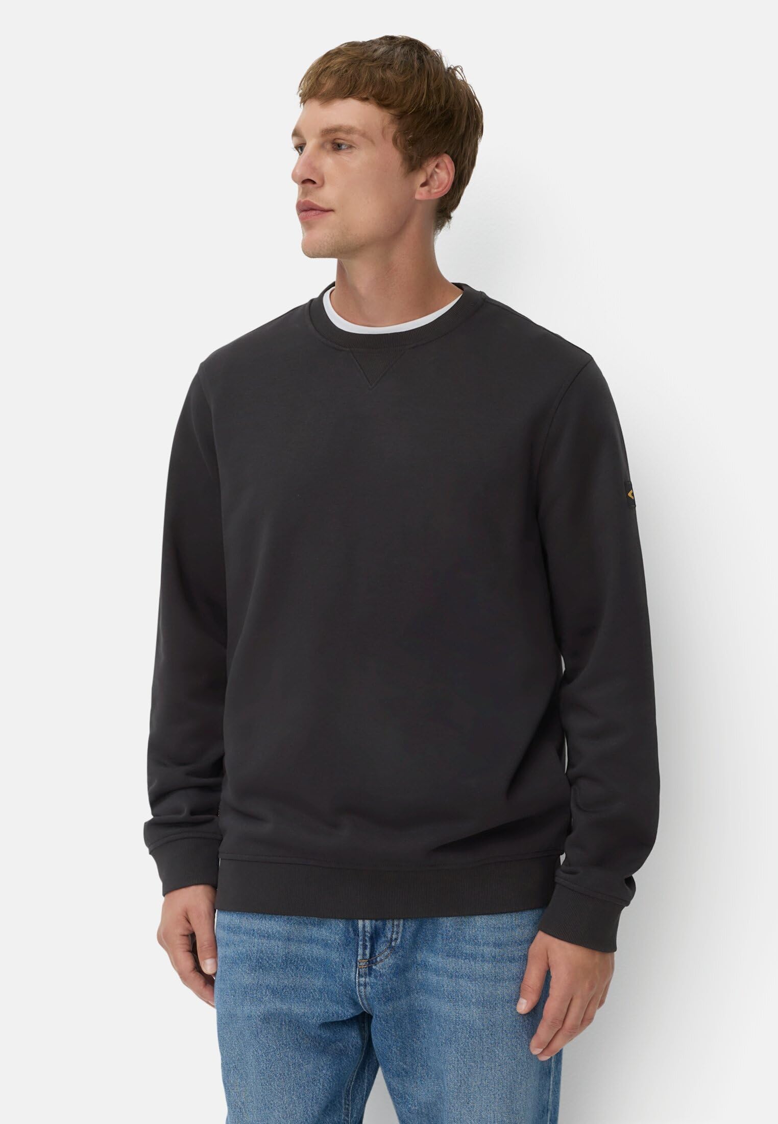 camel active Herren Sweatshirt aus Baumwollmix