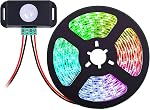 Paquet de 2 Sensky 6A DC 12V 24V PIR Capteur de mouvement,LED Interrupteur de détecteur de mouvement Corps Détecteur infrarouge de détecteurs de mouvement Interrupteurs pour la fonction minuterie Contrôle des signes PIR Contrôleur LED Éclairage des bandes