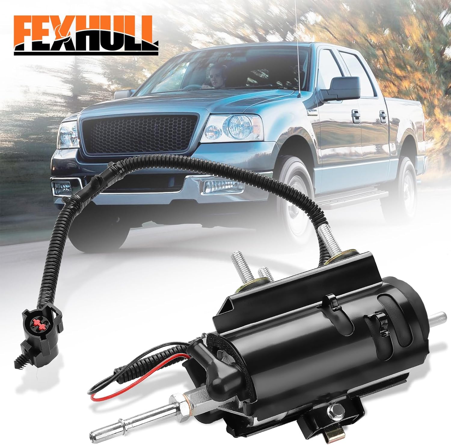 Electric Fuel Pump Compatible with Ford F-250 F-350 F-450 F-550 Super Duty 1999-2003, Excursion, E-350 Econoline Club Wagon, V8 7.3L, Gas, In-Line, Replace OE F81Z9C407AC