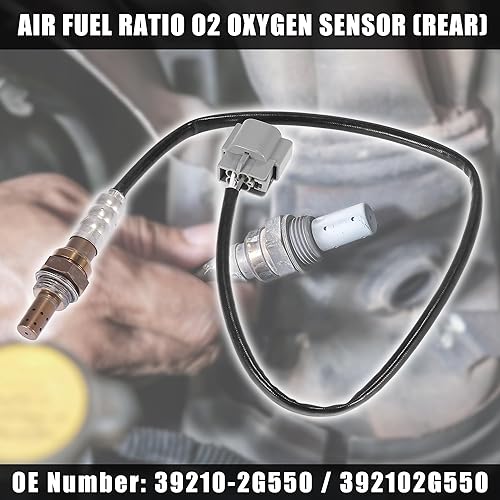 Miniatura 2 de X AUTOHAUX 39210-2G550 Sensor de oxígeno O2 de relación de combustible trasero de repuesto para Hyundai Sonata para Kia Optima 2011-2013