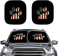 Vista 30 de Howilath Sombra de ojos de belleza, 2 unidades, parasol universal para parabrisas, accesorios para vehículos, cubierta anti-UV