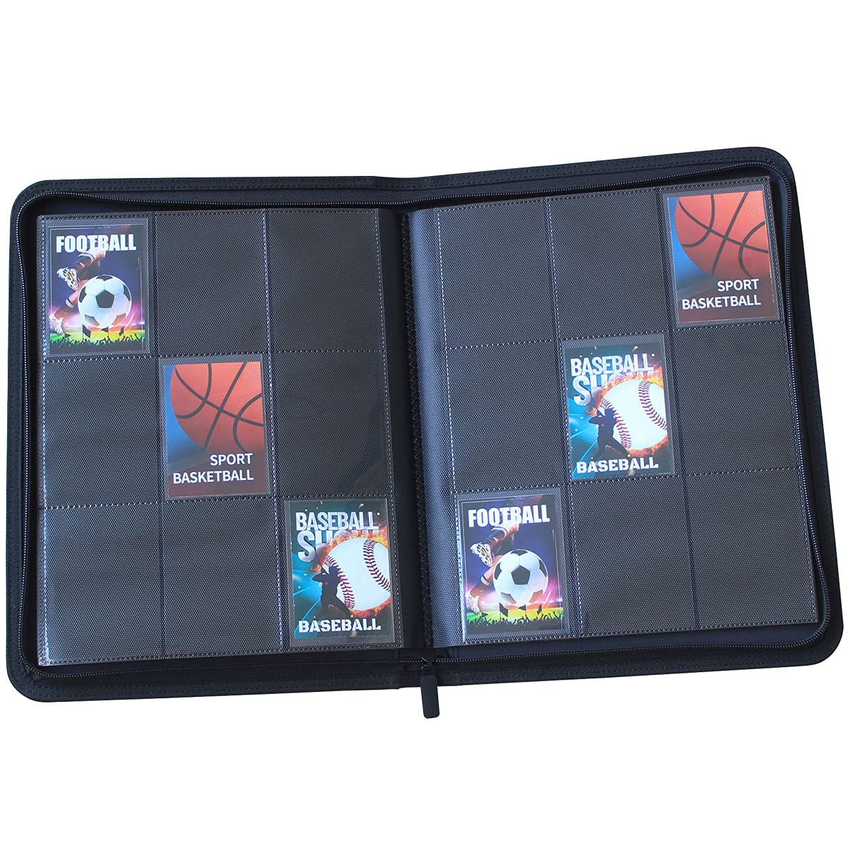 Amazon.com: WINTRA 504 Pockets Classical Brown leather Card Binder, Premium  9-Pocket Trading Card Collectors Album, Side Load Card Holder for Various  Trading Cards (Brown) : Office Products