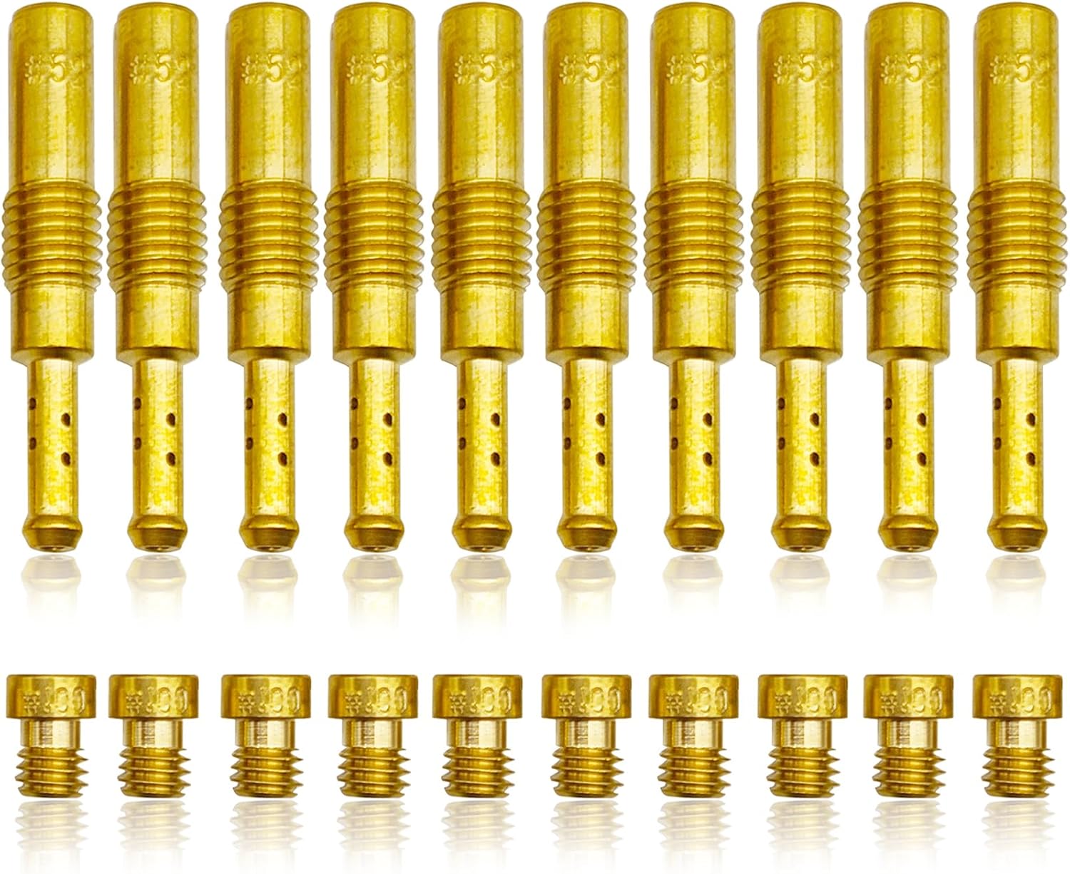 20PCS Carburetor Intermediate Main Jet Kit, 10 Pieces