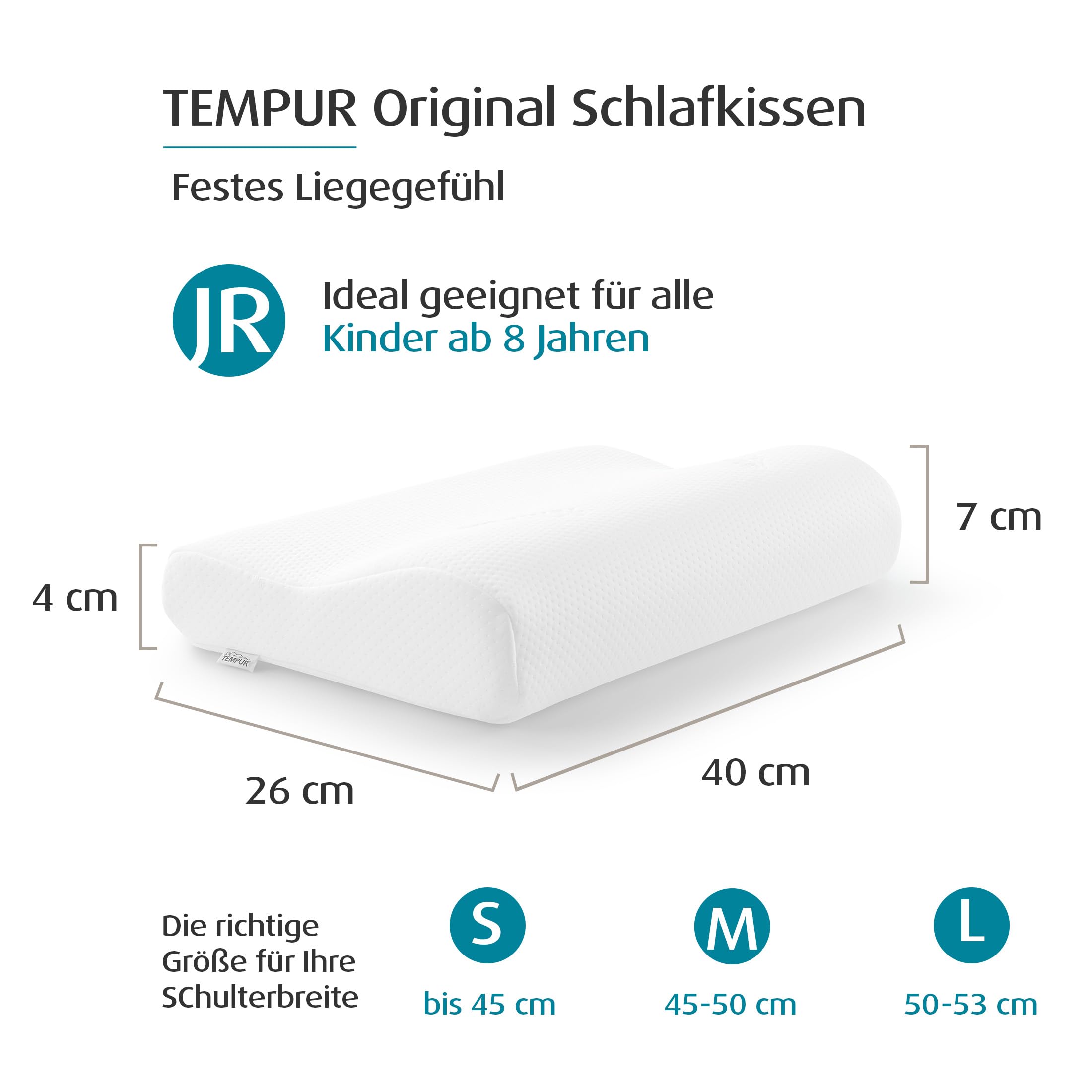 Tempur Original Junior Kinder-Kopfkissen – Bild 2