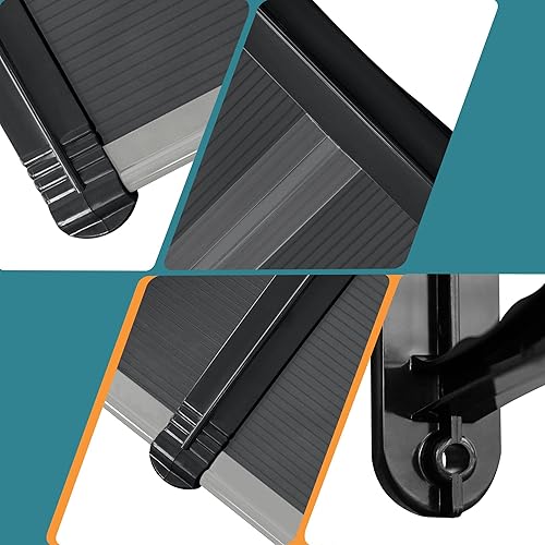 Miniatura 9 de MCombo Toldo para ventana de 39.8 x 37.8 pulgadas, para exteriores, de policarbonato, para patio, 6055-4040 (tablero gris con soporte negro)