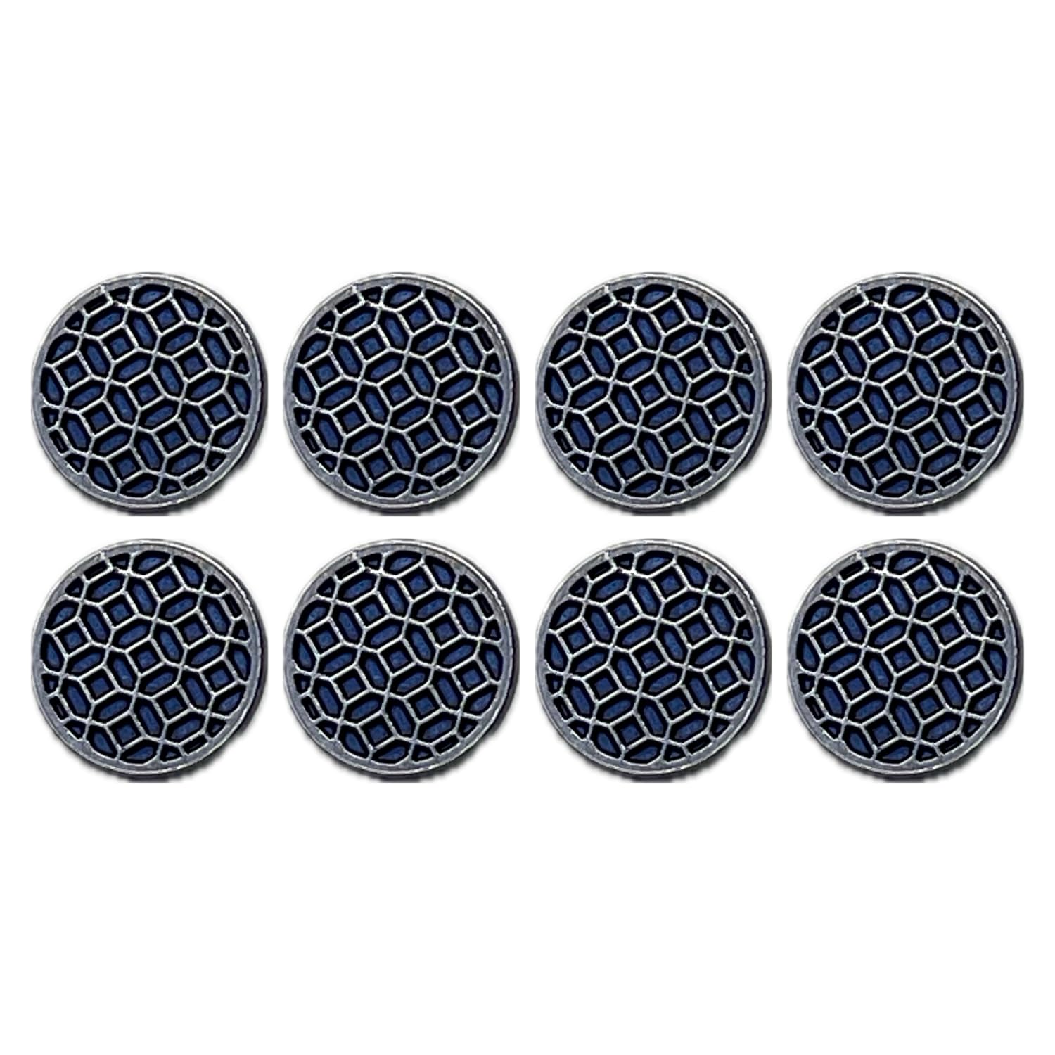 Ani Accessories Round Detailed Mesh Button for Coat Blazer Suit Sherwani and Indian Dresses Sports Coat Uniform Jacket Pack of 8 Big-picture-58