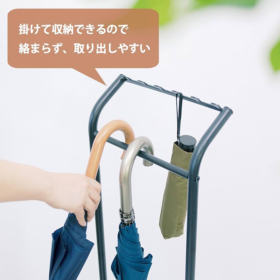 アンブレラハンガー 3kg耐荷重 マットブラック スリム傘立て Amazon｜HEIAN SHINDO 傘立て アンブレラハンガー マット
