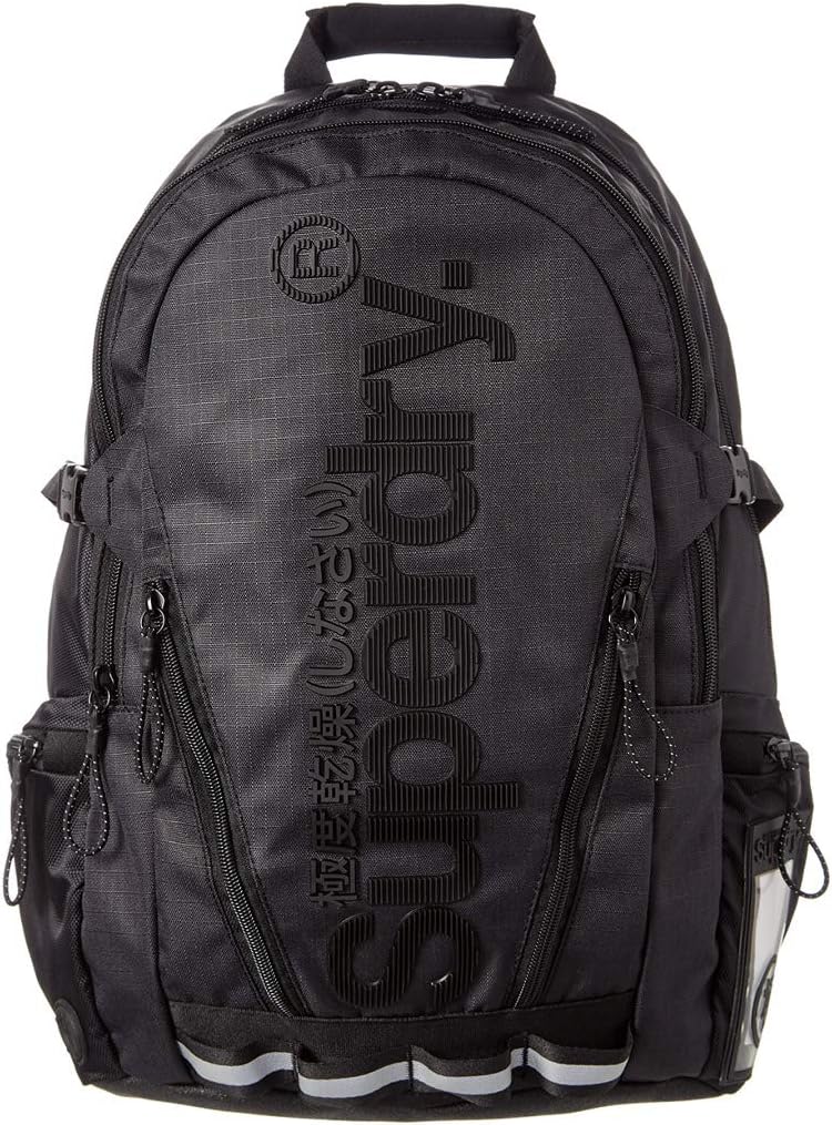 Superdry Accessories Men's Line Tarp Backpack, Black, One Size