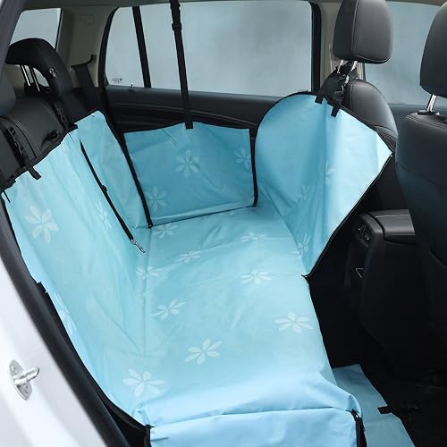 PETCUTE Protector Coche Perro Funda de Asiento Trasero para Mascotas Impermeable Cubre Asientos Coche Perro