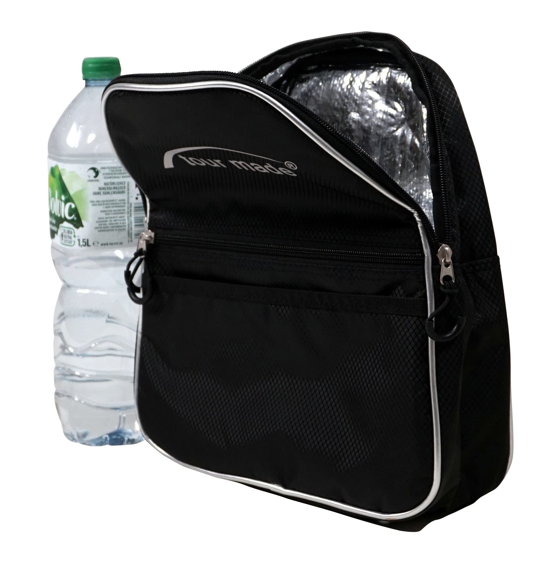 tour made Caddy Cooler I Kühl- und Accessoiretasche für Elektro- & Push Golftrolleys I Auch für Haicaddy-Trolleys und andere Marken mit ähnlichem Rahmen