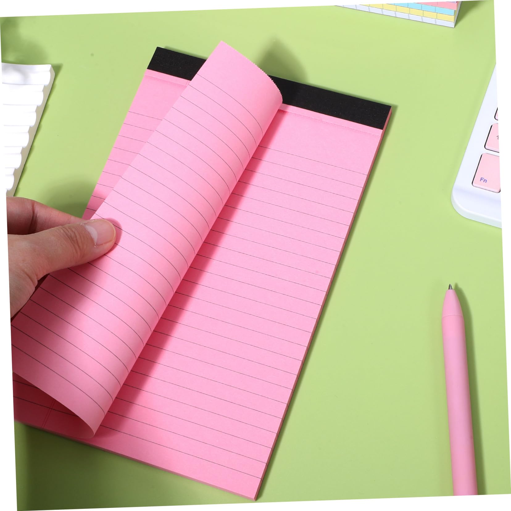 Lot De 10 Blocs-Notes Colorés De Travail Colorés Petits En Vrac Violets Légaux Journal Ligné Bloc-Notes De Bureau Ligné Fournitures De Bureau