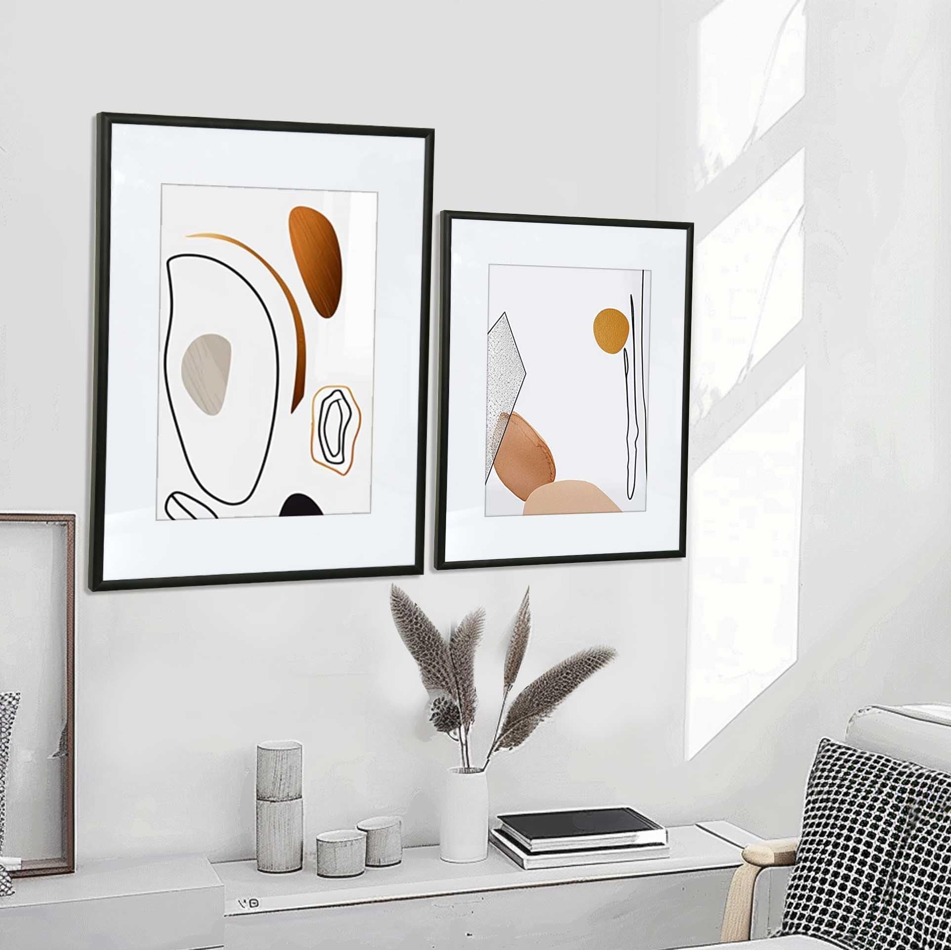 HIMEETIME® 4x fotolijst, 30x40 cm (set van 4), aluminium goud mat, breukvast acrylglas, voor foto's en afbeeldingen, staand en liggend formaat, stevige achterwand HIMEETIME® 4x fotolijst, 30x40 cm (set van 4), aluminium goud mat, breukvast acrylglas, voor foto's en afbeeldingen, staand en liggend formaat, stevige achterwand