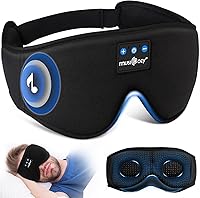 Vista 14 de MUSICOZY Sleep Headphones, Bluetooth 5.4 Sleep Mask Headband Headphones Sleeping Eye Mask, Wireless Music Earbuds Earphones with HD Stereo Speakers