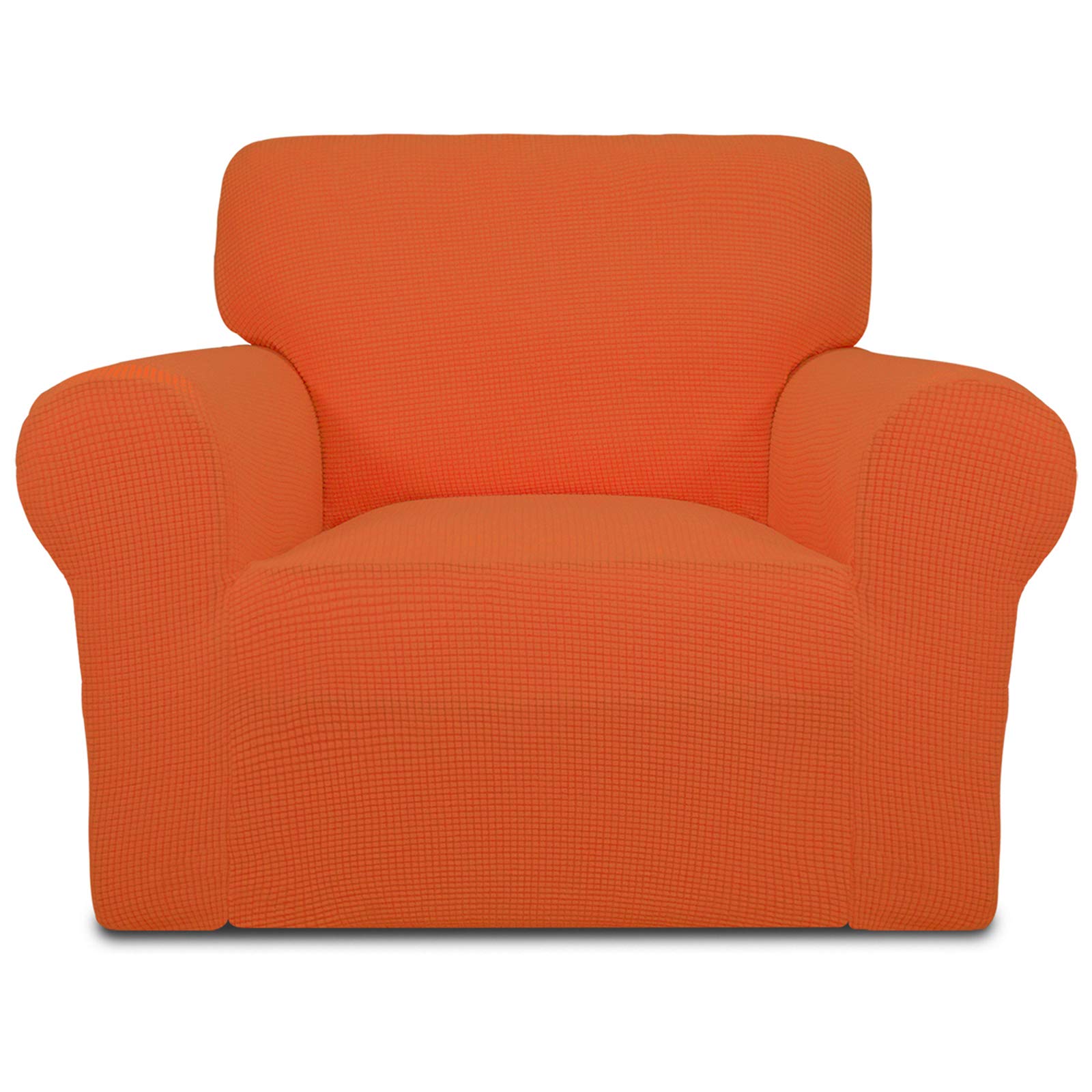 Easy-Going Stretch Chair Slipcover with Arm Washable Orange