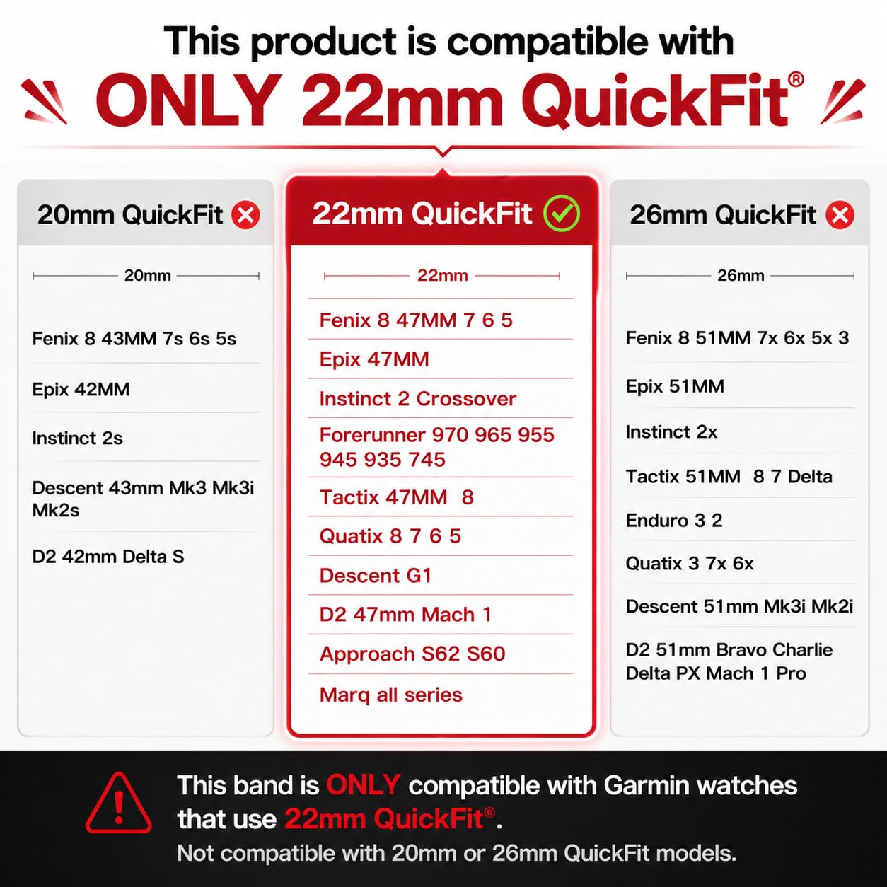 Correa de reloj Quickfit de 22 mm para Garmin Fenix 8 47 mm 7 pro zafiro solar fenix 6 pro 5 Epix Gen 2 47 Forerunner 970 965 955 945 Instinct 2 correa deportiva de silicona suave de repuesto