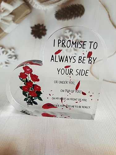 Miniatura 9 de Regalo de corazón acrílico para mejor amiga, citas inspiradoras, letrero de decoración de mesa, pisapapeles acrílico, regalos de cumpleaños, regalo