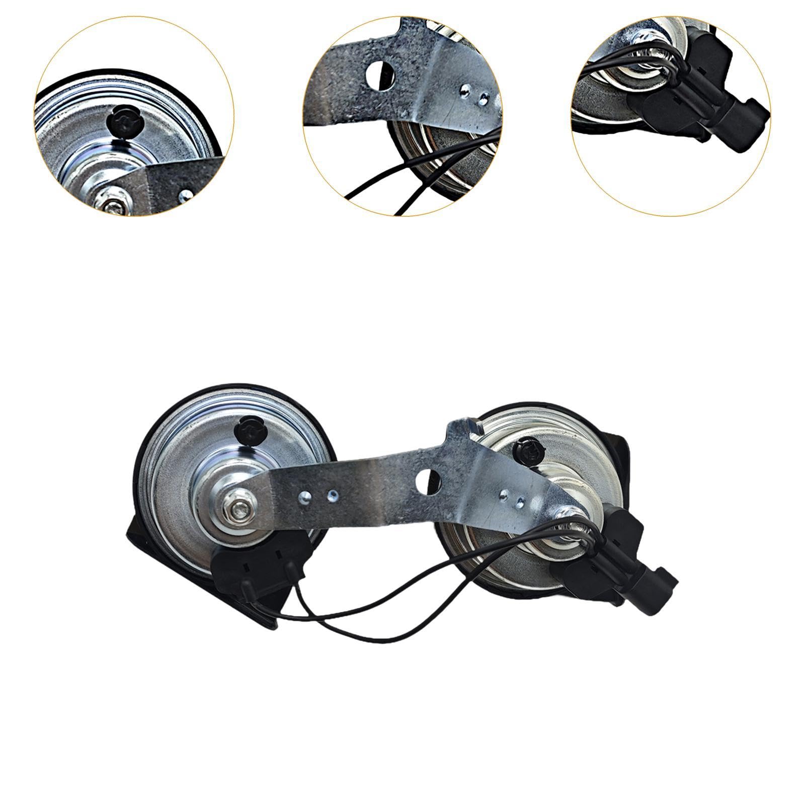 Milageto Pitch Assembly Segnalatore Acustico Metallo Assemblato Ad Alte Prestazioni Accessori Auto Ricambi Adatto a Meccanici Officine Riparazione